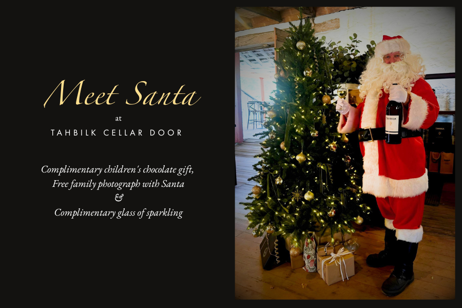 Celebrate Christmas with Santa at Tahbilk Cellar Door